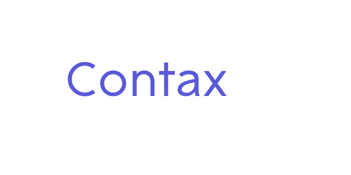 Contax Font