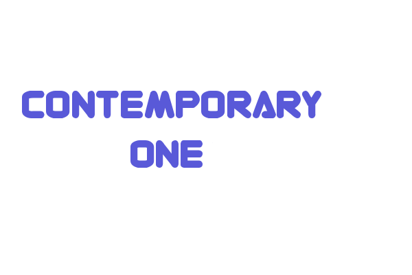 Contemporary ONE Font