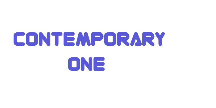 Contemporary ONE Font Download