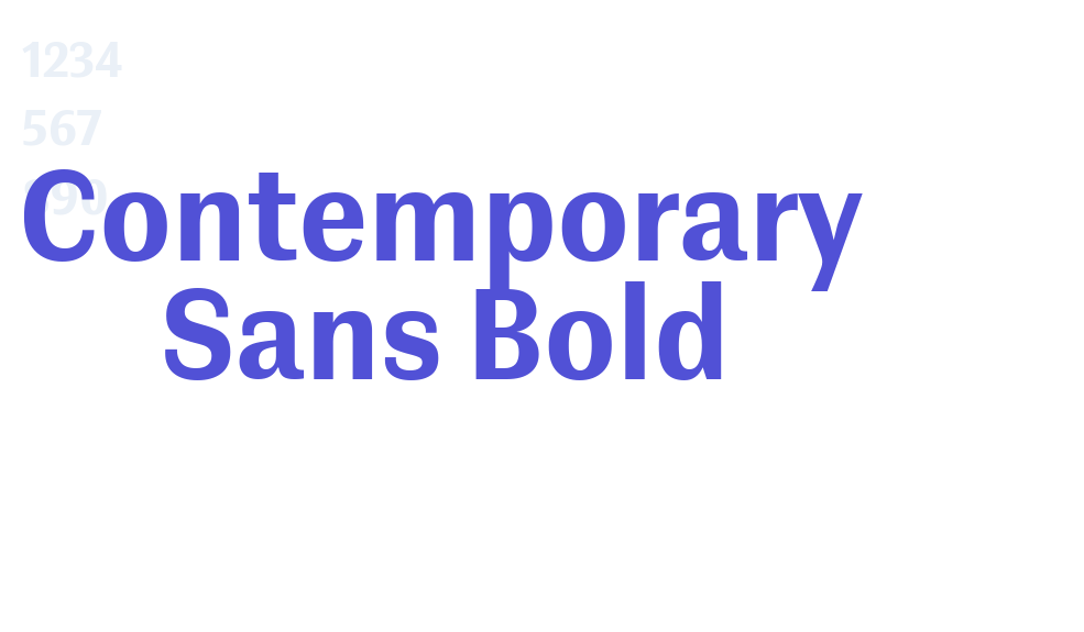 Contemporary Sans Bold-font-download