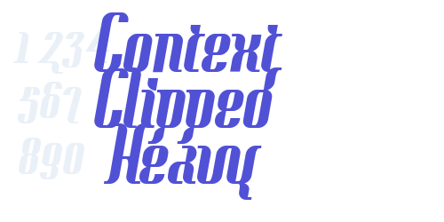 Context Clipped Heavy-font-download