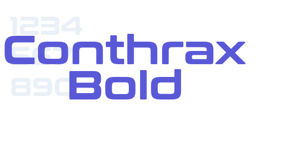 Conthrax Bold font free