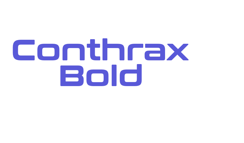 Conthrax Bold Font Download