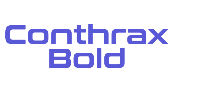 Conthrax Bold Font Download