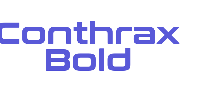 Conthrax Bold Font