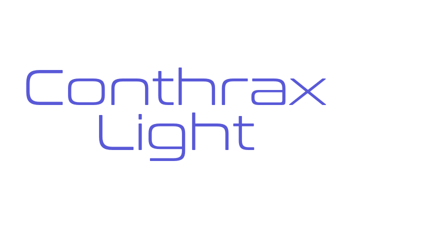 Conthrax Light Font Download