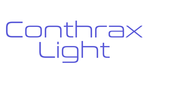 Conthrax Light Font Download