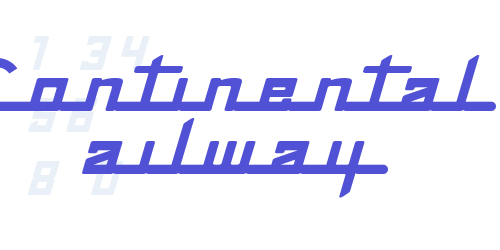 Continental Railway-font-download