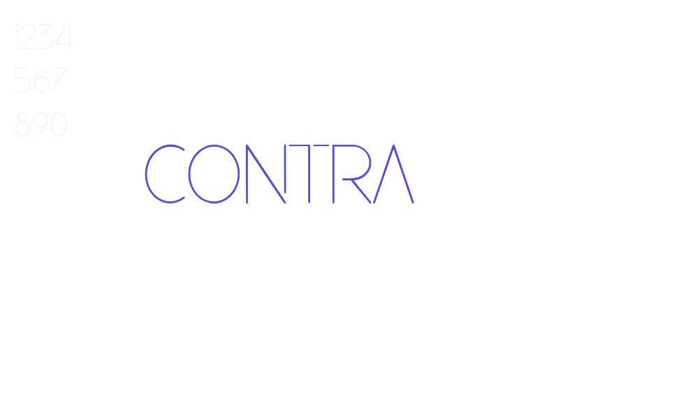 Contra-font-download