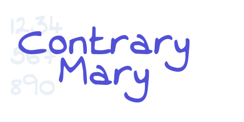 Contrary Mary-font-download