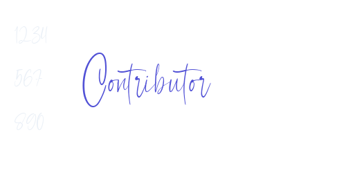Contributor-font-download