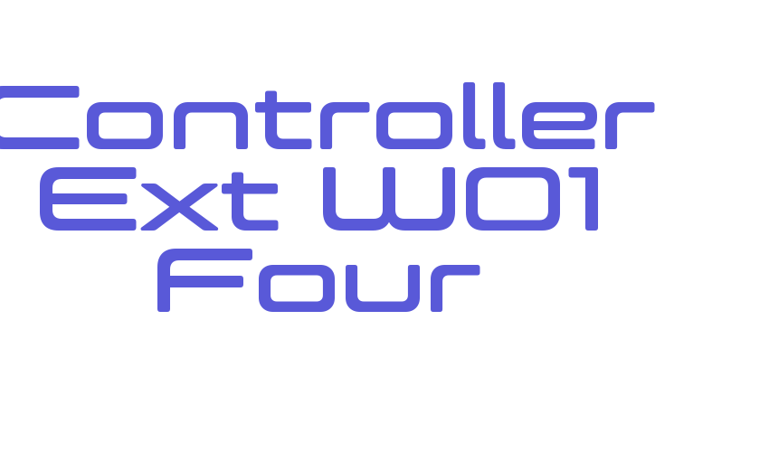 Controller Ext W01 Four Font