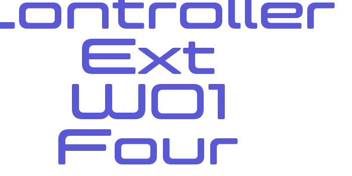 Controller Ext W01 Four Font