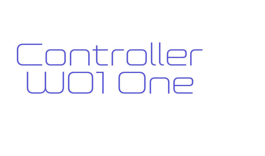 Controller W01 One Font