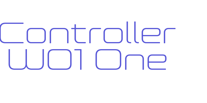 Controller W01 One Font