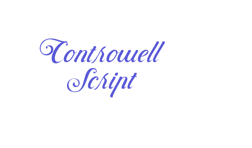 Controwell Script Font