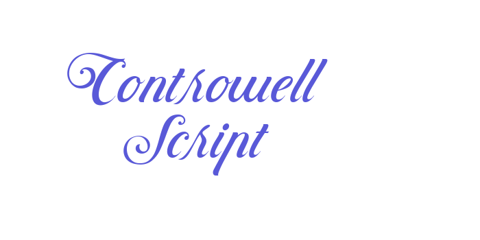 Controwell Script Font Download