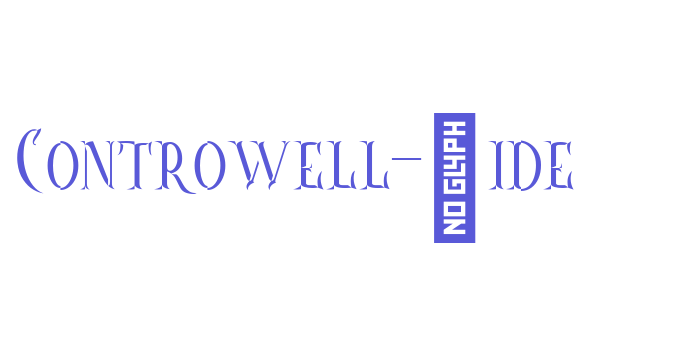 Controwell-Side Font Download