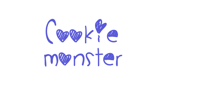 Cookie Monster Font Download