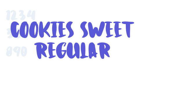 Cookies Sweet Regular font