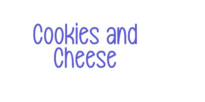 Cookies and Cheese Font Download