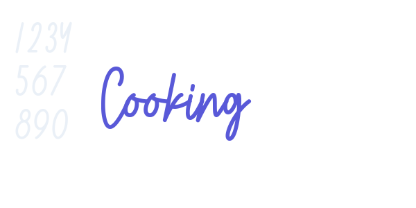 Cooking font free