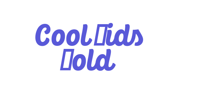 Cool Kids Bold Font Download