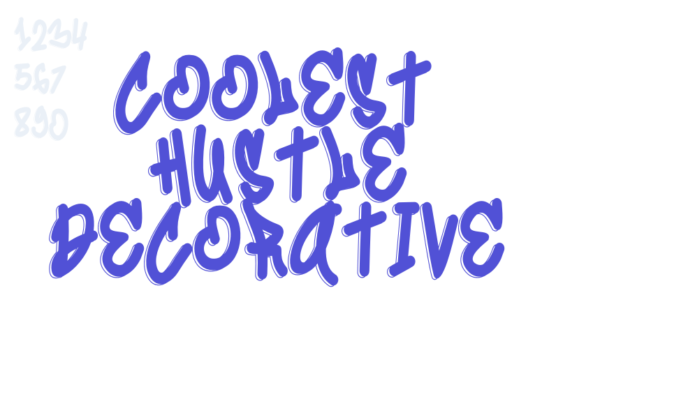 Coolest Hustle Decorative-font-download