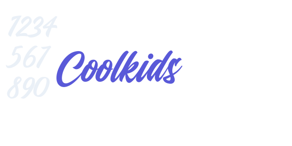 Coolkids font free