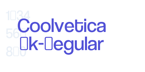 Coolvetica Bk-Regular-font-download