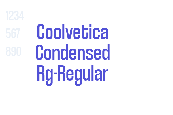 Coolvetica Condensed Rg-Regular