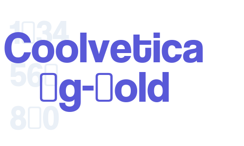 Coolvetica Rg-Bold Font Download