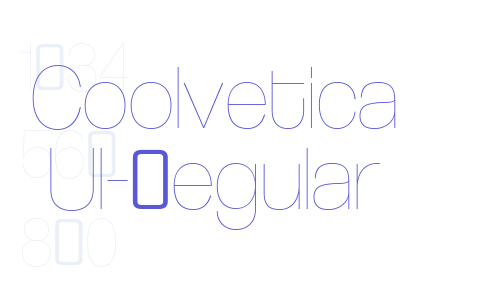 Coolvetica Ul-Regular Font Download