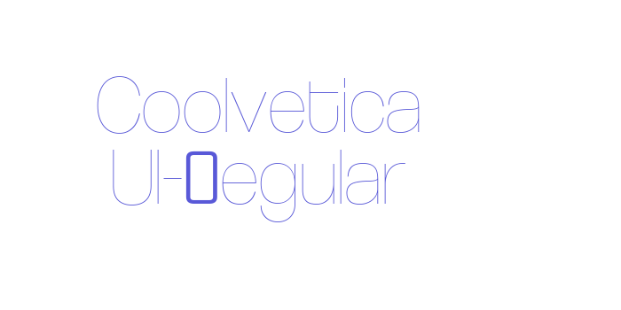 Coolvetica Ul-Regular Font Download