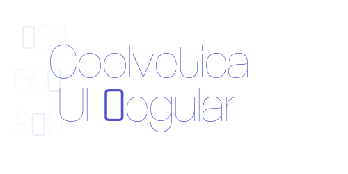 Coolvetica Ul-Regular-font-download