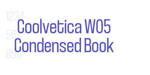 Coolvetica W05 Condensed Book-font-download