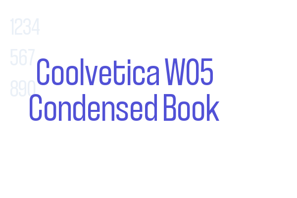 Coolvetica W05 Condensed Book