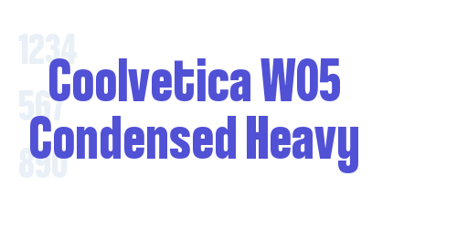 Coolvetica W05 Condensed Heavy-font-download
