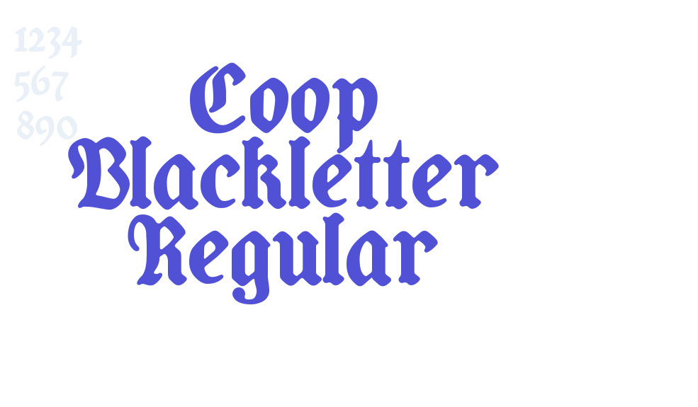 Coop Blackletter Regular-font-download