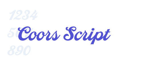 Coors Script-font-download