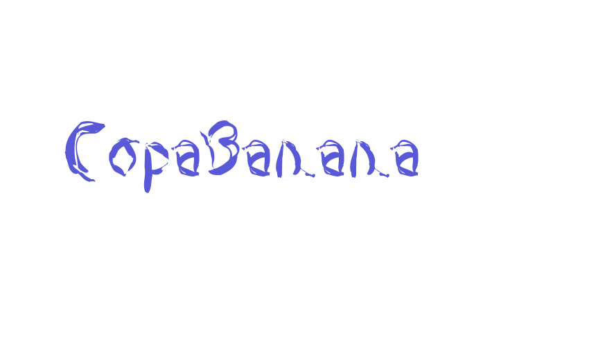 CopaBanana Font