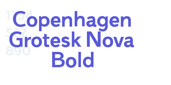 Copenhagen Grotesk Nova Bold font