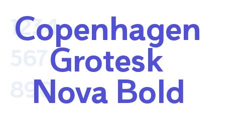 Copenhagen Grotesk Nova Bold