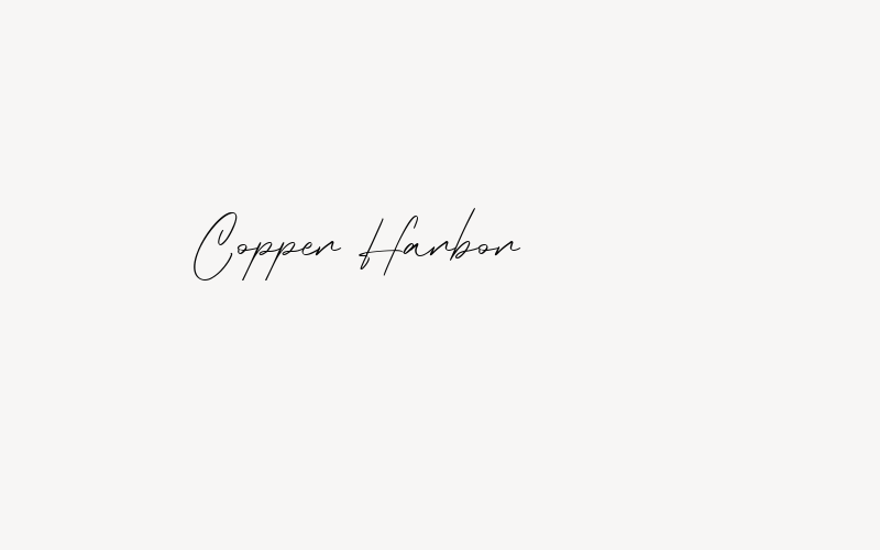 Copper Harbor Font