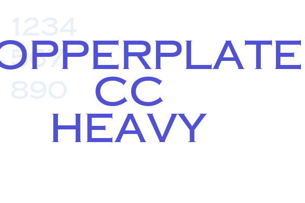 Copperplate CC Heavy