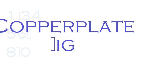 Copperplate Lig-font-download