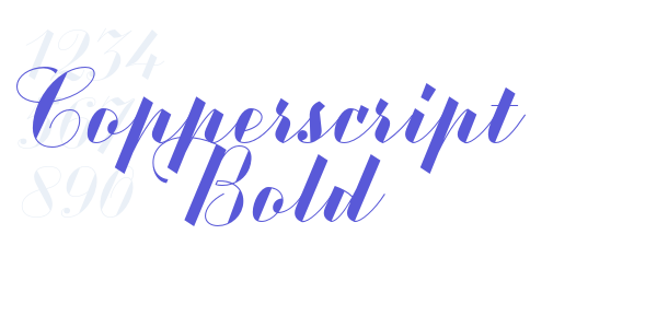 Copperscript Bold font free