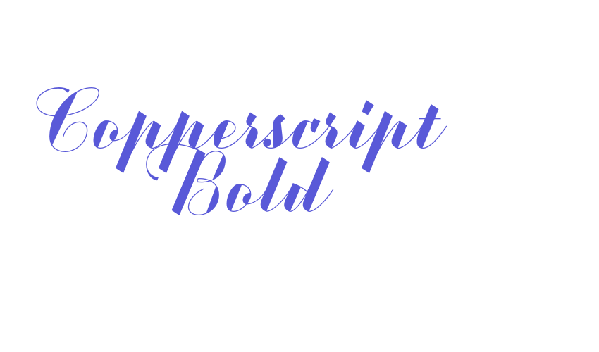 Copperscript Bold Font Download