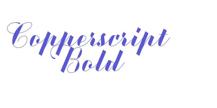 Copperscript Bold Font Download