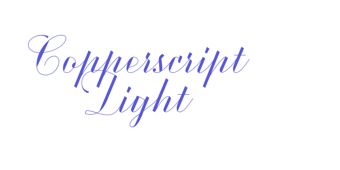 Copperscript Light Font Download